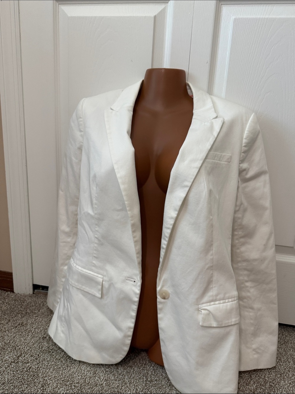 Banana Republic White Women's Tailored Blazer